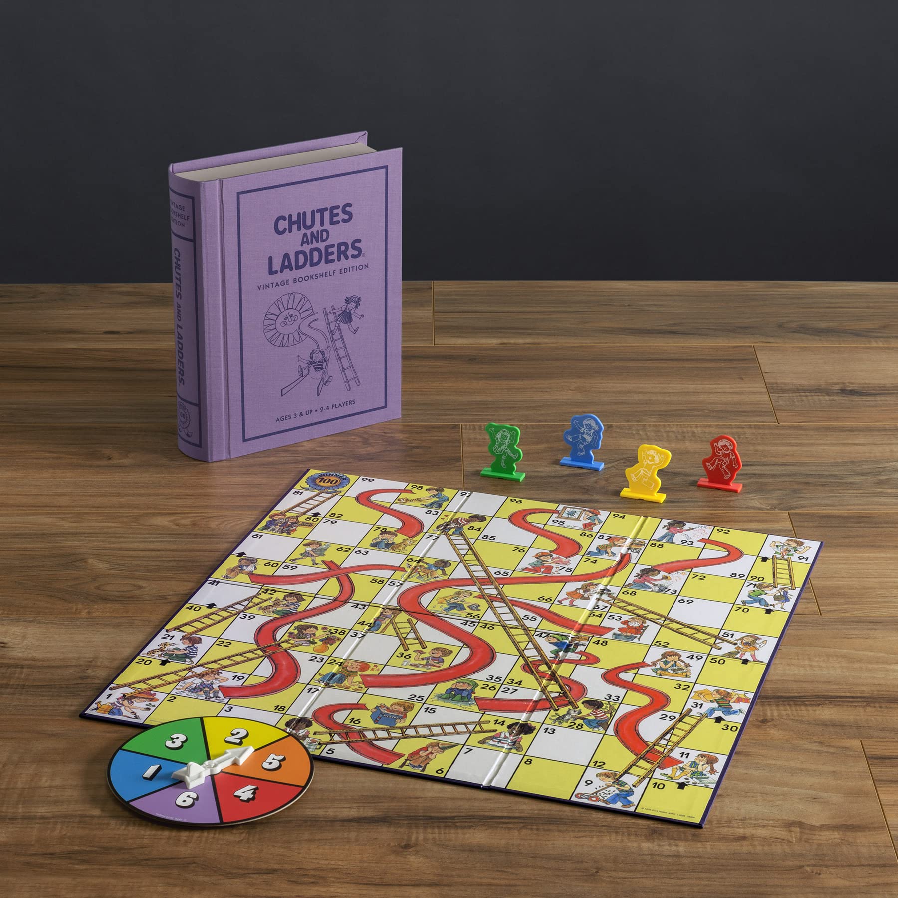 WS Game Company Chutes and Ladders Vintage Bookshelf Edition