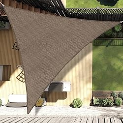 Coarbor 16'x16'x16' Sun Shade Sail Triangle Heavy