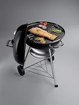 Weber Compact Kettle Charcoal Barbecue 57 cm with Wheels Black/Silver view 10