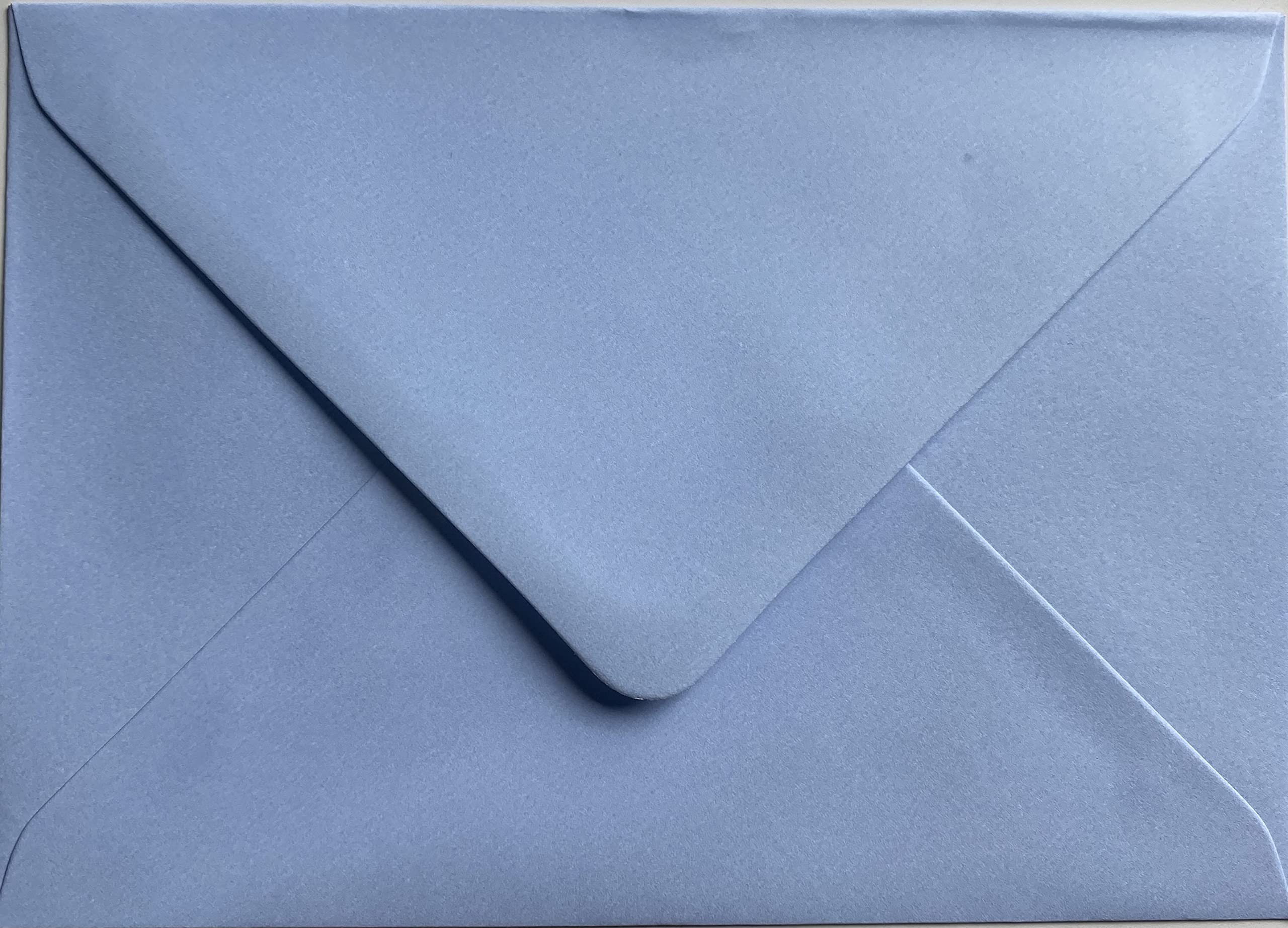 C5 Baby Blue C5 Coloured Envelopes for A5 Greeting Cards Wedding Invitation Crafts 162x229mm- Pack of 10 envelopes (Baby Blue)