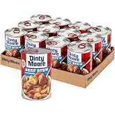 DINTY MOORE Beef Stew with Potatoes &amp; Carrots, Canned Food, 15oz x12 | 10g Protein / serving. Chunky Soup, Ready to Eat Meals, Shelf Stable Food. Perfect for Noodles, Biscuits &amp; Hot Pies