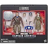 Marvel Legends Series Captain America: The First Avenger 6-Inch-Scale Movie-Inspired Captain America And Peggy Carter Collectible Action Figure 2-Pack (Amazon Exclusive)