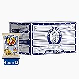Pirate's Booty Cheese Puffs, Healthy Kids Snacks, Real Aged White Cheddar, (Pack of 12) (4 Ounce) Sharing Sized Bags