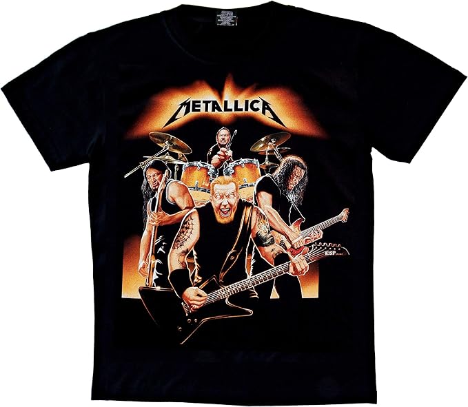RockYeah MetallicaWorld Wired Tour TShirt Large Black Amazon.ca