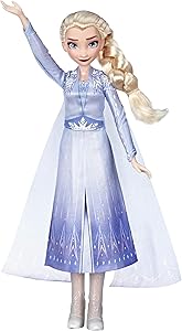 Disney Frozen Singing Elsa Fashion Doll with Music Wearing Blue Dress Inspired by The Frozen 2 movie, Toy For Kids 3 years & Up