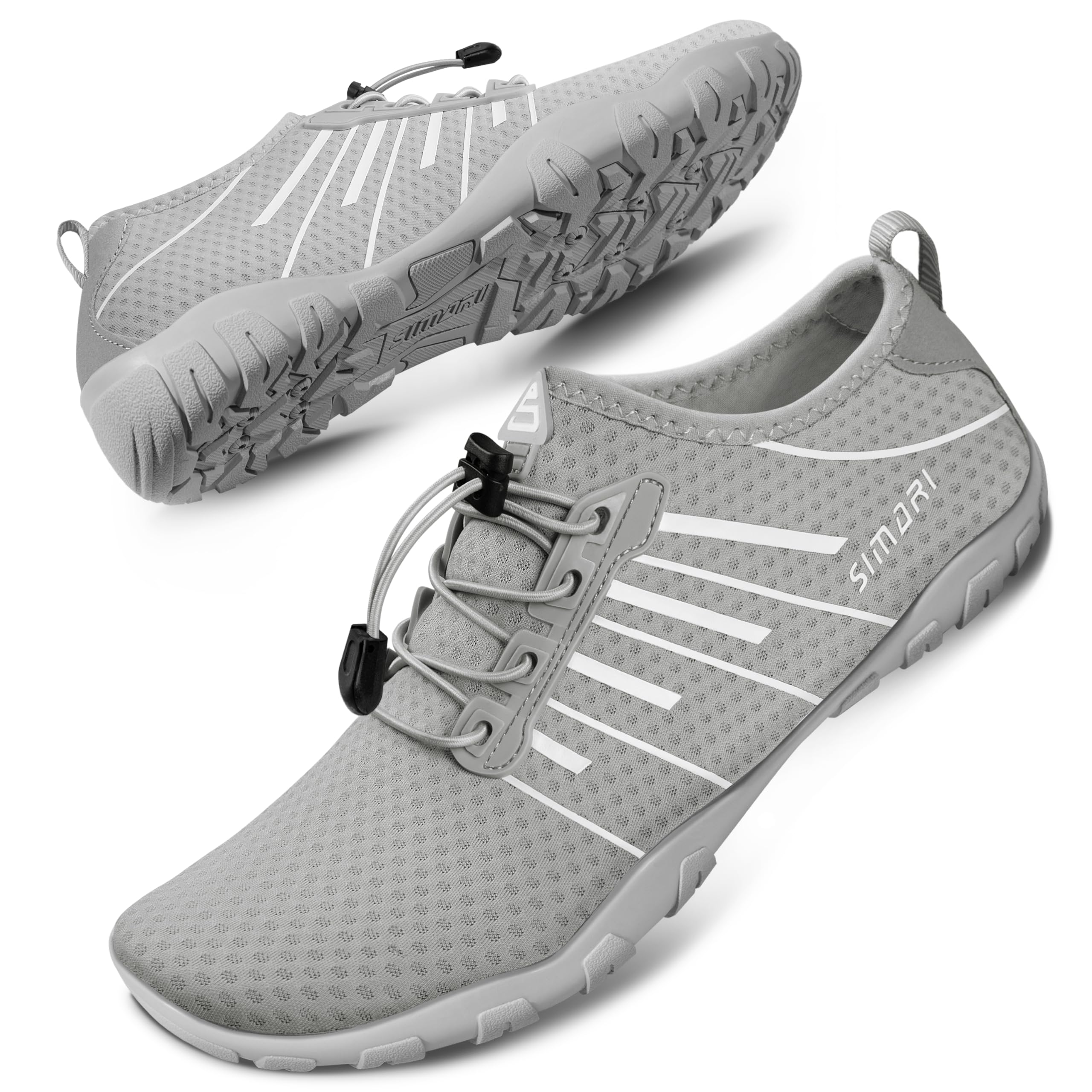 SIMARI Water Shoes for Women Men - Barefoot Quick-Dry Aqua Socks | Lightweight Swim Shoes for Surfing, Swimming, Beach Sports, Kayaking, Diving | Non-Slip Design Image