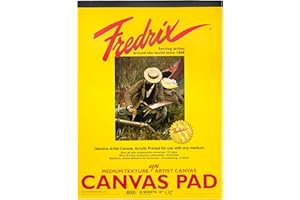 Fredrix Creative Series White Canvas Pad, 18" x 24"