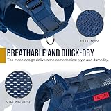 OneTigris No Pull Dog Harness Large Mesh MOLLE Vests with Handles view 6