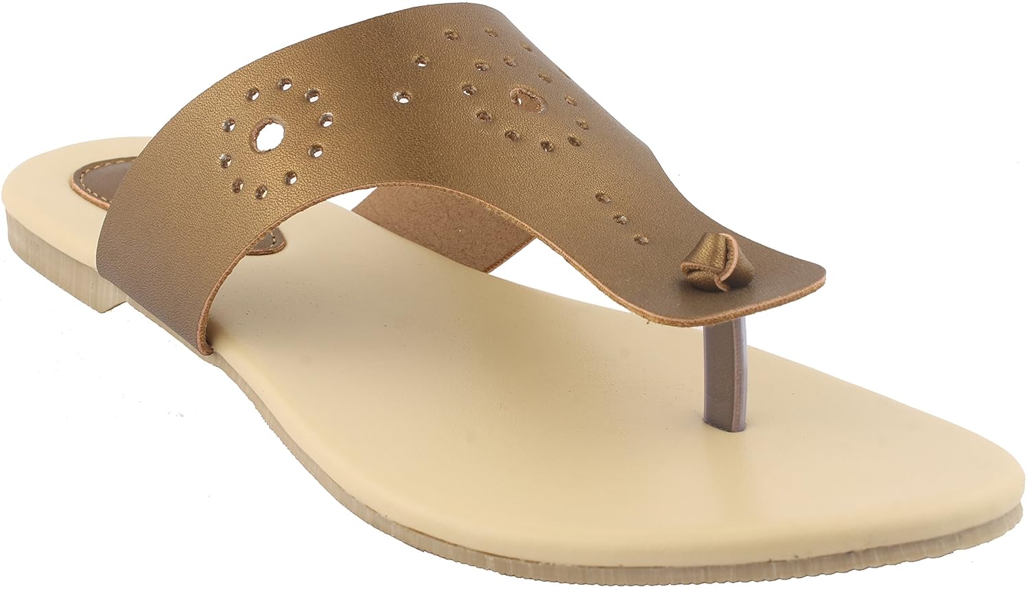 ladies gold sandals