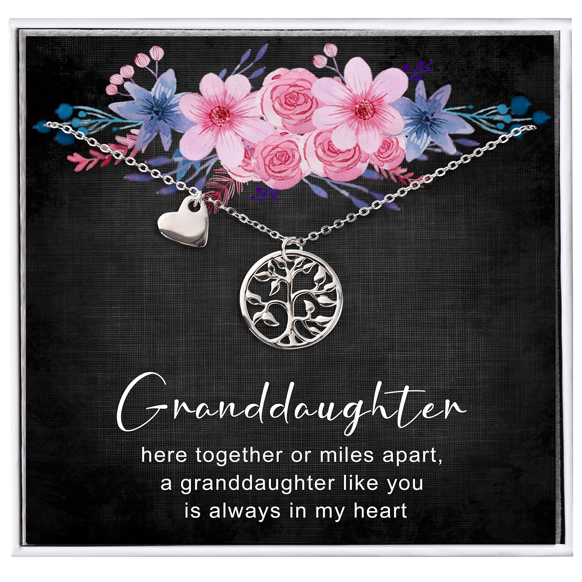 ALoveSoul Sterling Silver Tree of Life Necklace - Birthday Gift for Nephew, Sterling Silver, Silver