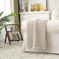 Longhui bedding Chunky Cable Knit Throw Blanket