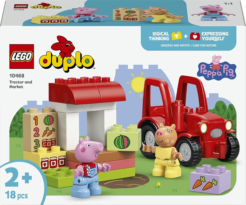 DUPLO Peppa Pig Traktor und Marktstand 10468