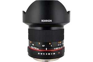 Rokinon 14mm F2.8 Ultra Wide Angle Lens with Automatic Chip for Nikon (Black)