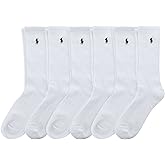 POLO RALPH LAUREN Men's Performance Crew Socks 6 Pack