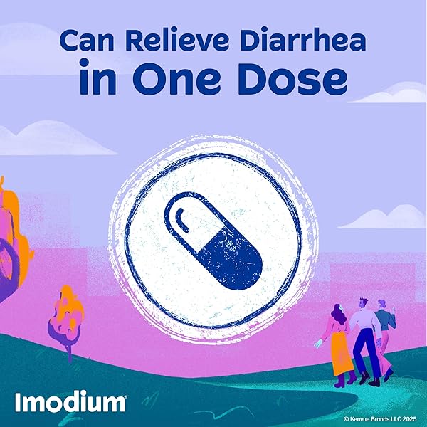 IMODIUM MULTI-SYMPTOM RELIEF CAPLETS, LOPERAMIDE HYDROCHLORIDE & SIMETHICONE ANTI-DIARRHEAL MEDICINE FOR THE RELIEF OF DIARRHEA, GAS, BLOATING, CRAMPS & PRESSURE, HSA/FSA ELIGIBLE, 18 CT