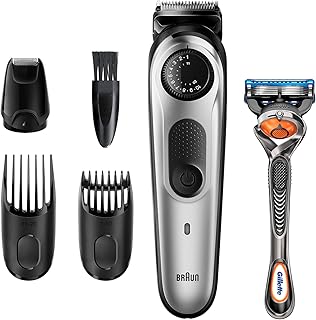 Braun BT5265 Barttrimmer und Haarschneider für Herren, 39 Längeneinstellungen, schwarz/silber-metallic