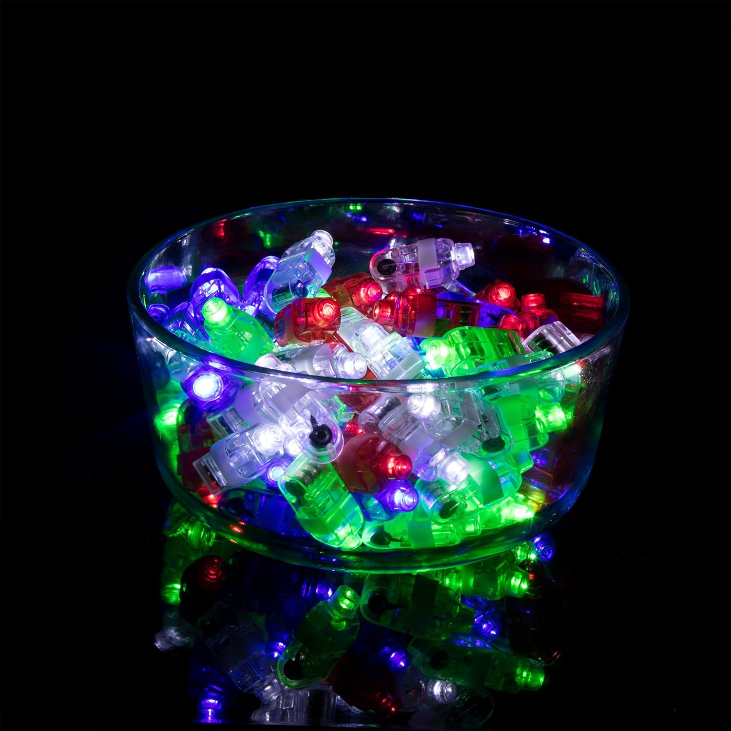 Flashing Glow Rings Bulk Party Favors for Kids and Adults Light Up Rings LED Finger Lights 100pk