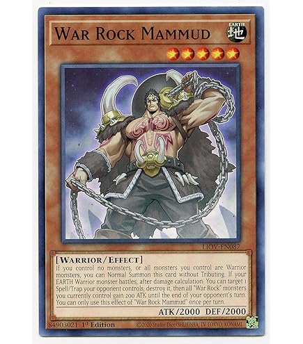 yugioh war rock cards Amazon.com: War Rock Ordeal - BLVO-EN098 - Common