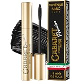 Vivienne Sab&oacute; Cabaret Premiere Black Mascara, Volume and Length, Defining, Curling, No Flaking, No Clumping, Smudge Proof, Washable, Cruelty-Free, Made in Europe, (01 Black), 0.3 Fl Oz, 1 Pack