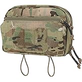 KRYDEX Tactical Admin Pouch with Molle GP Pouch Modular Pouch Utility Fanny Pack for Vest and Chest Rig