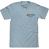 Tee Luv Men's Corona Extra Front and Back Beer Brand Logo T-Shirt