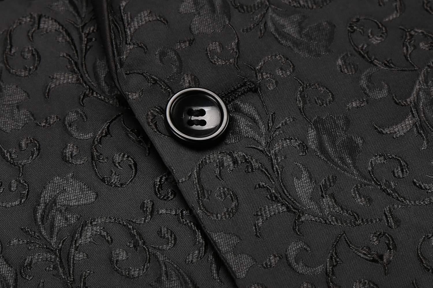 JINIDU Men's Floral Party Dress Suit Stylish Dinner Jacket Wedding Blazer Prom Tuxedo at  Men’s Clothing store