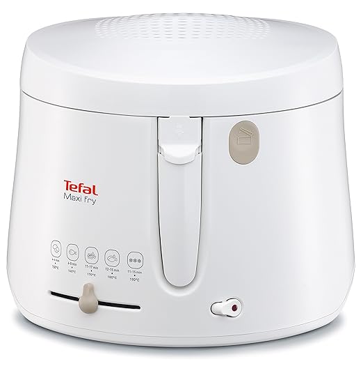 Tefal Maxi Fry FF1001 Freidora, 1900 W, 1.2 Kilos, Acero ...