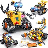 STEM Robotics Kit for Kids 8-12, App &amp; Remote Control Robot Building Kit | 4 in 1 Rechargeable RC Robot Toy, 588 Pieces Engineering Kit, Build &amp; Rebuild Models, Birthday Gifts for Boys Girls