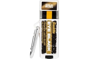 Franklin Sports Premium Baseball Eye Black - All Sports Eyeblack Stick for Baseball, Softball + Football Players - 3 Color Gold Fusion for Sun Glare - Black/Gold