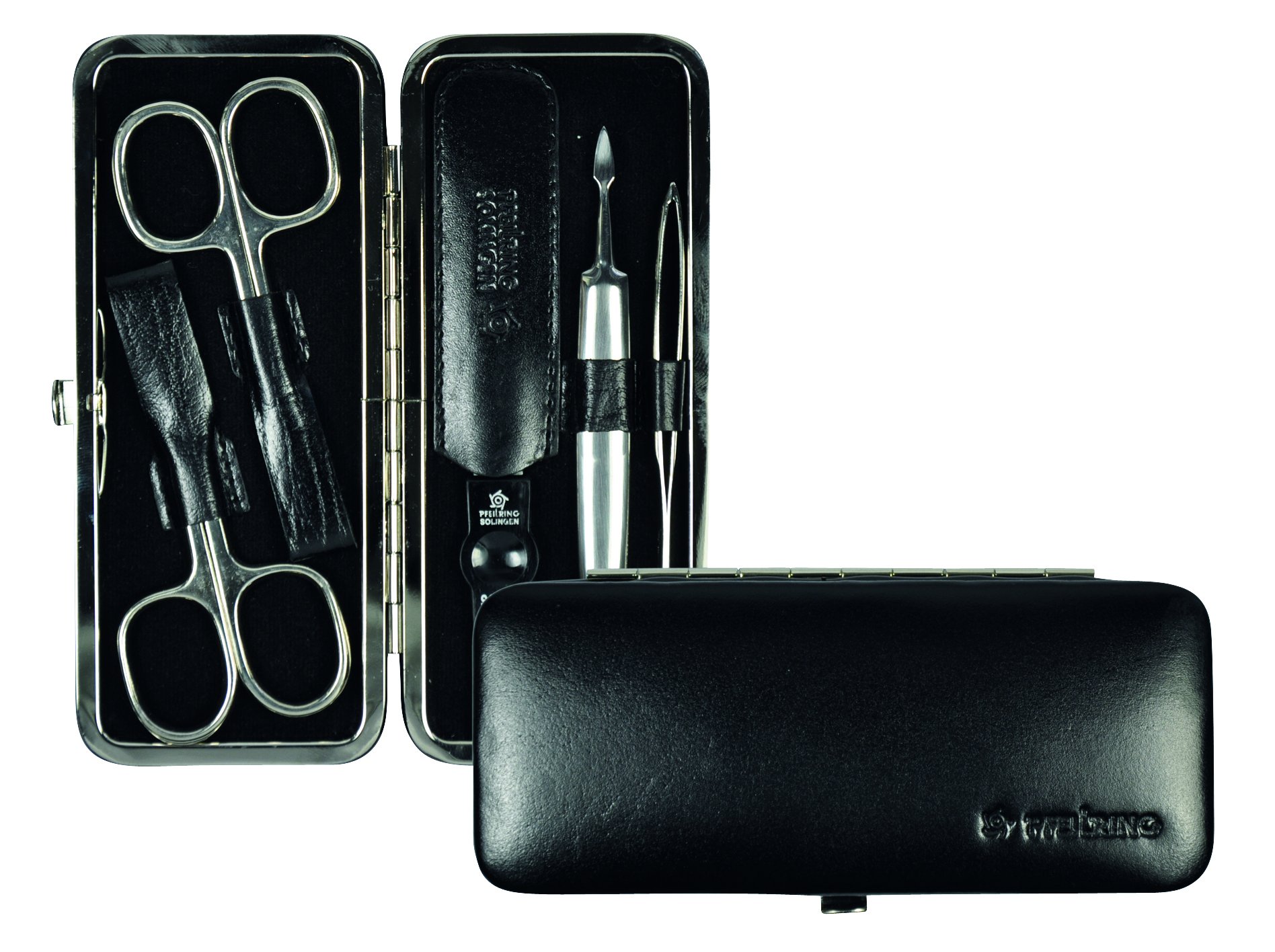 Pfeilring 0195560300 Manicure-Etui Elegance, Black, 1 x 1-Pack (5 Pieces)