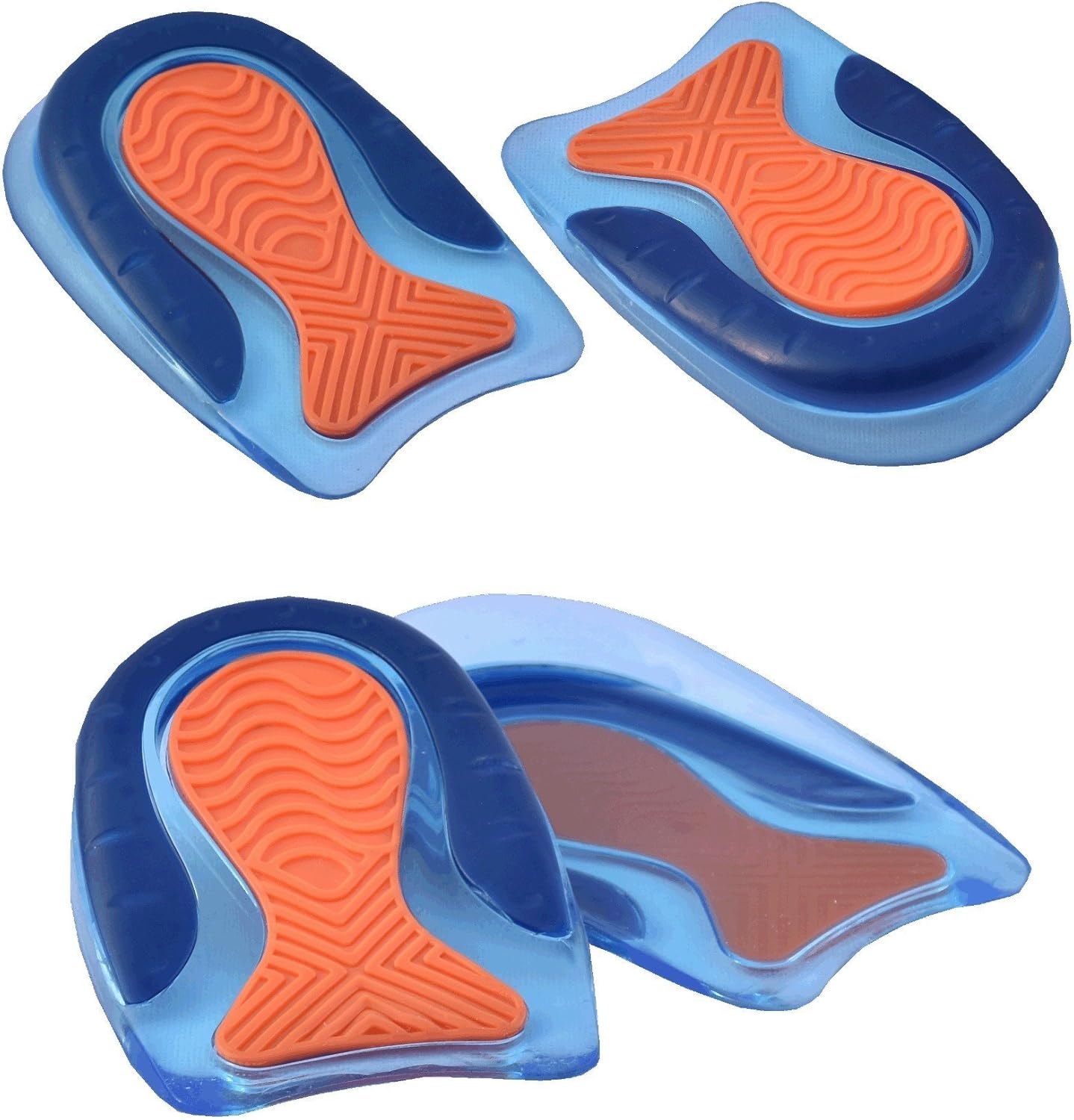 Medipaq® 2X Pairs Premium Gel Heel Cups Supreme Comfort and Superior