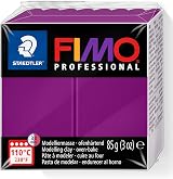 STAEDTLER 8004-61 FIMO Professional Oven-Hardening Polymer Clay Violet 85g