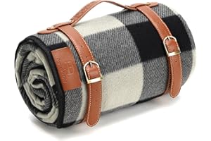 PortableAnd Large Picnic & Outdoor Blanket Sand Proof and Waterproof Picnic Blanket Tote for Camping Hiking Festivals Travell