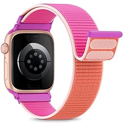 Nylon Loop Sport Band Compatible with Apple Watch
