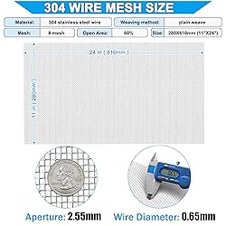Valchoose 304 Stainless Steel Mesh Screen11
