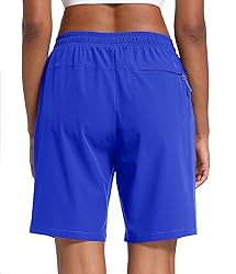 MAGCOMSEN Womens Golf Shorts Lightweight 8" Hiking
