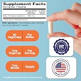 Health Thru Nutrition NAC N-Acetyl-Cysteine 600mg 60 VegeCaps view 2