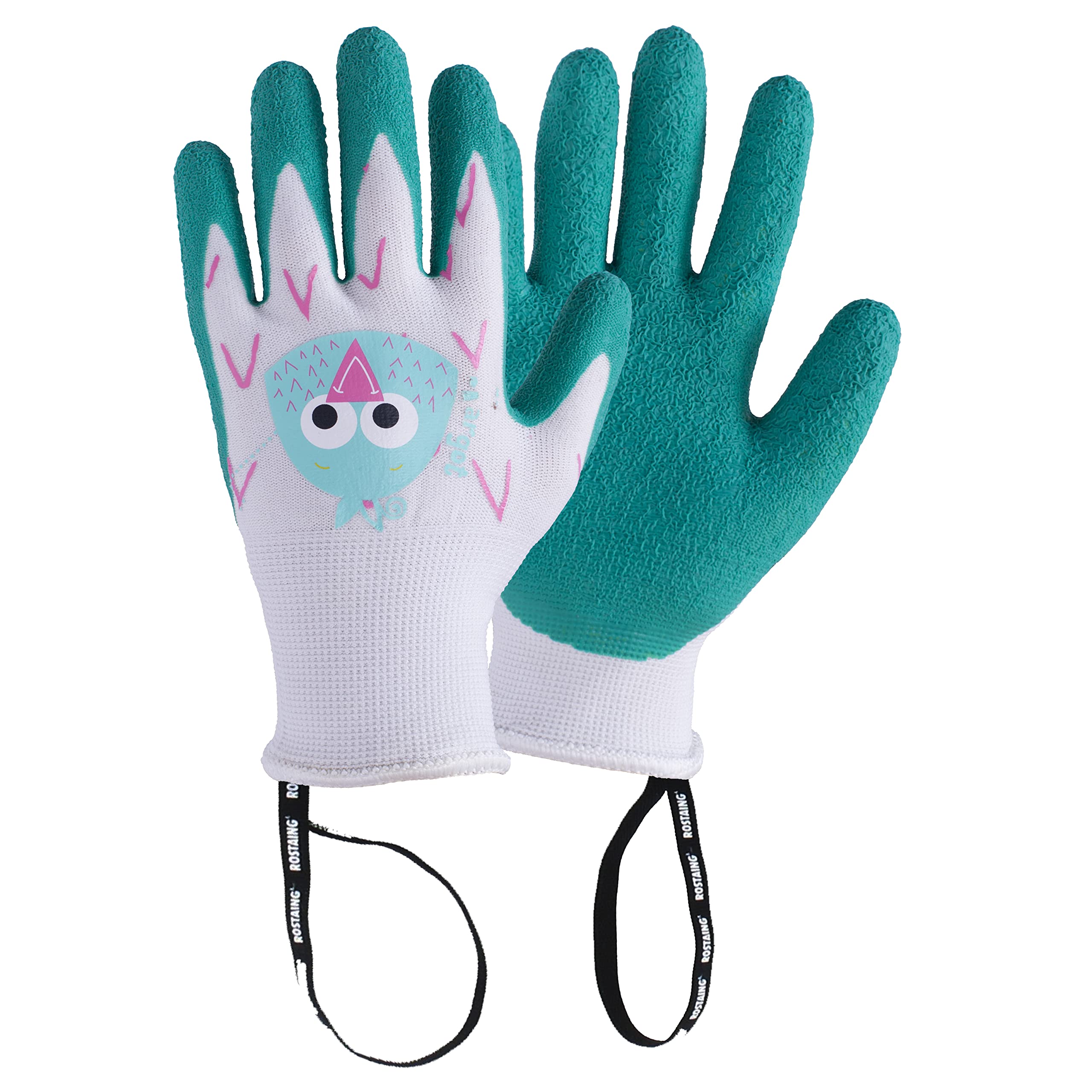ROSTAING Garden Gants Enfant MARGOT - Pair of Garden and Bricolage Gants - Pour les Petites et Delicates Mains et la Securité de vos Enfants 4-6 years