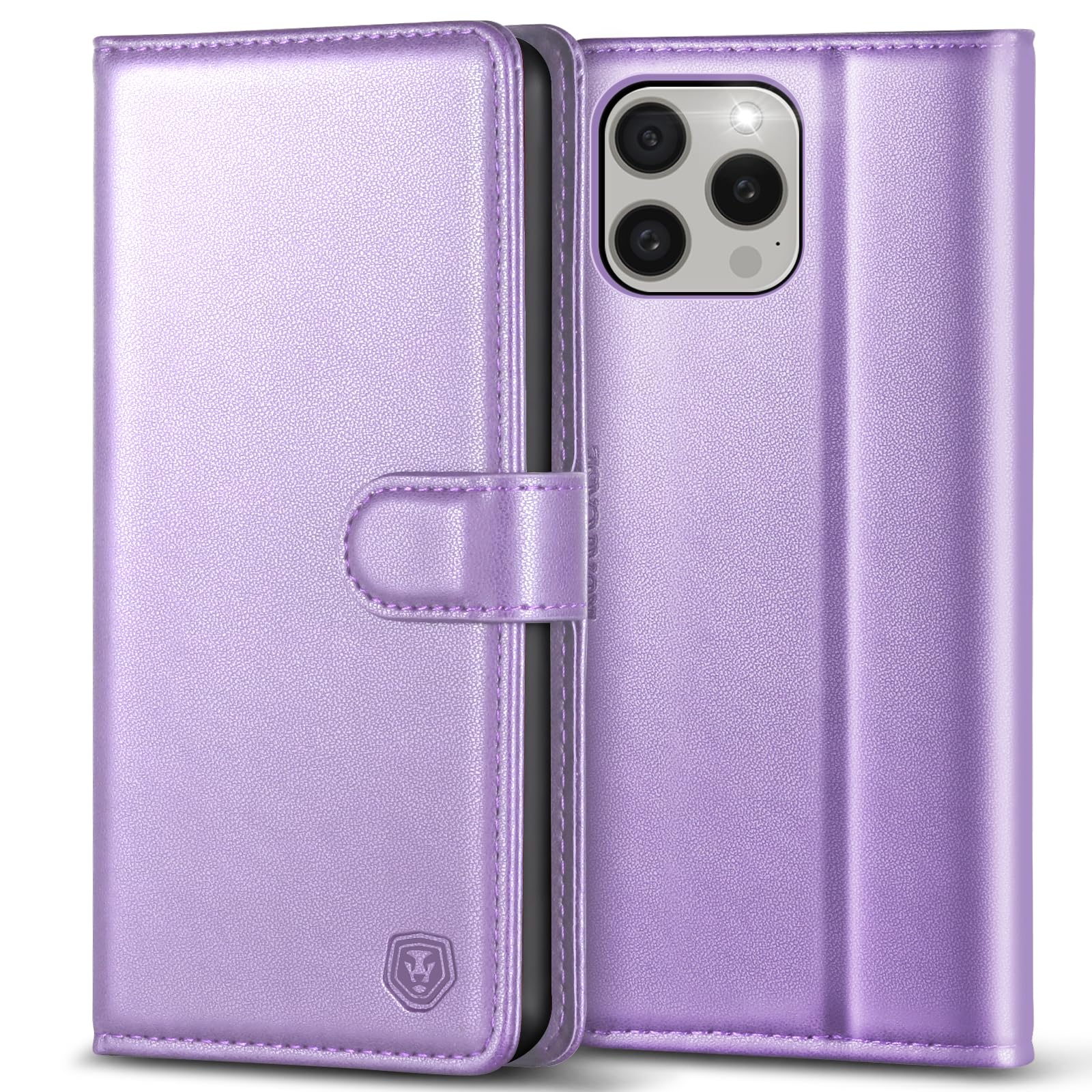 Mobile Phone Case for iPhone 15 Pro Max Case Premium PU Leather iPhone 15 Pro Max Case Flip Case Wallet Card Slot Stand Magnetic Mobile Phone Case Protective Cover for iPhone 15 Pro Max (6.1 Inch) -