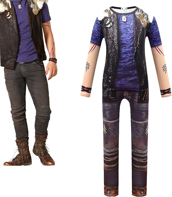 Buy Zombies Halloween Costume Jumpsuit Set，Werewolf Wyatt Lykensen