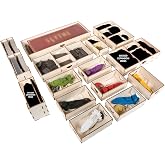 The Broken Token Game Organizer Compatible with Scythe Legendary Expansion - Wooden Game Organizing Box with Multiple Trays