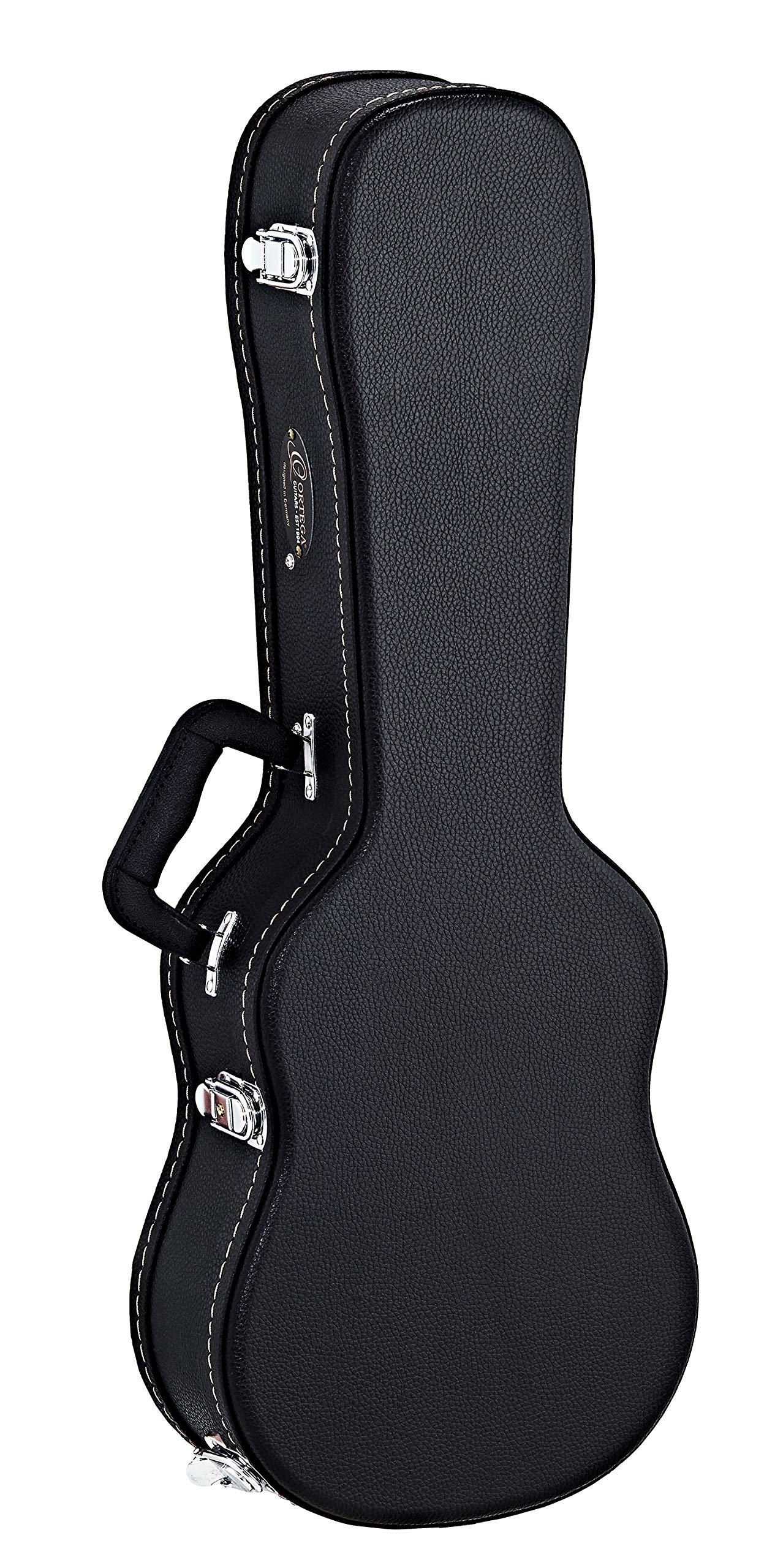 Ortega Guitars Economy Ukulele Hardcase - Case for Tenor Ukulele - Height 71 cm - Vinyl, Black (OUCSTD-TE) — image 1