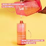 SVR Topialyse 24h Hydrating Gel Wash 1L for Dry Sensitive Skin view 6