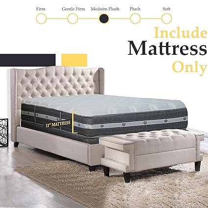 Spring Air Plush Orthopedic Back Support Fully Assembled Pillowtop Mattress Full Made In Usa Amazon In Home Kitchen Spring Air Full Size Mattress