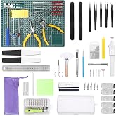 Fippy 101PCS Model Tools Kit, Hobby Building Tools Model Making Tools Kit for Basic Model Assembling, Building and Repairing