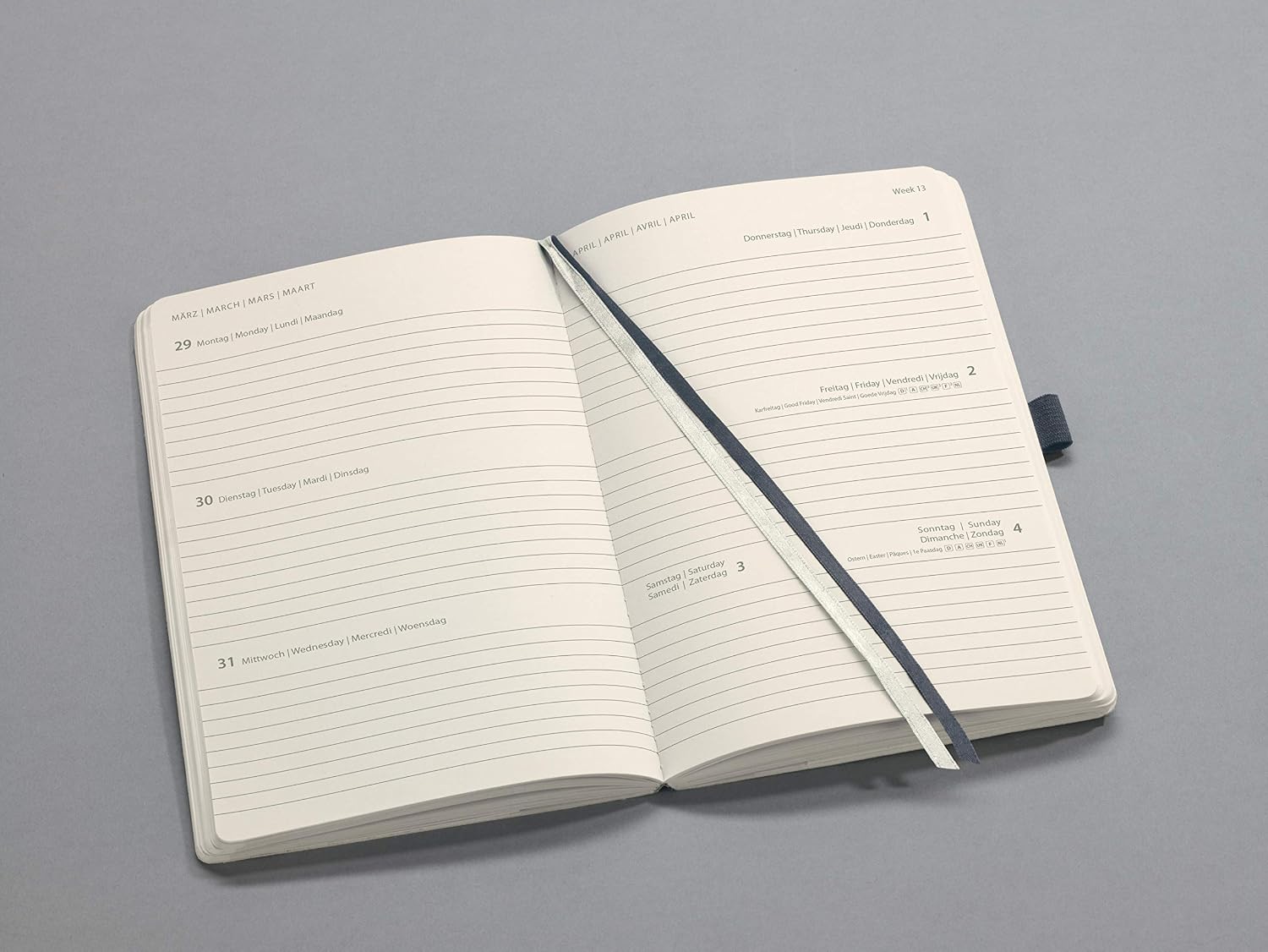 SIGEL C2136 Weekly Diary 2021, Approx. A5, Dark Grey, softcover - Conceptum, darkgray - Image 3