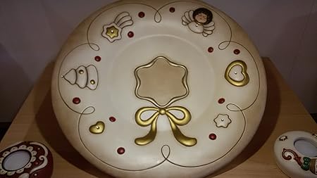 Centrotavola Natalizio Thun.Thun Centrotavola Natale Crema 40cm Diametro Amazon It Casa E Cucina