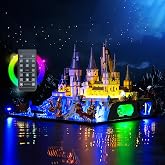BRICKSHINING LED Lighting Compatible with Lego Hogwarts Castle and Grounds 76419, Light Kit Compatible with Lego 76419, Giving Light to Model, NOT Included The Model Set(New RC Version)