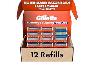 Gillette Fusion5 Men's Razor Blade Refills, 10 Count + Fusion5 ProGlide Razor Blade Refills - 2 Count, Holiday Gifts for Men