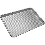 USA Pan Bakeware Half Sheet Pan, Warp Resistant Nonstick Baking Pan, Made in the USA from Aluminized Steel